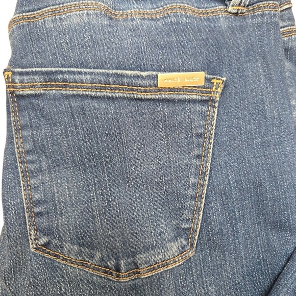 White House Black Market Mid Rise Distressed Skinny Jeans Womens Sz 4 - Picture 2 of 11